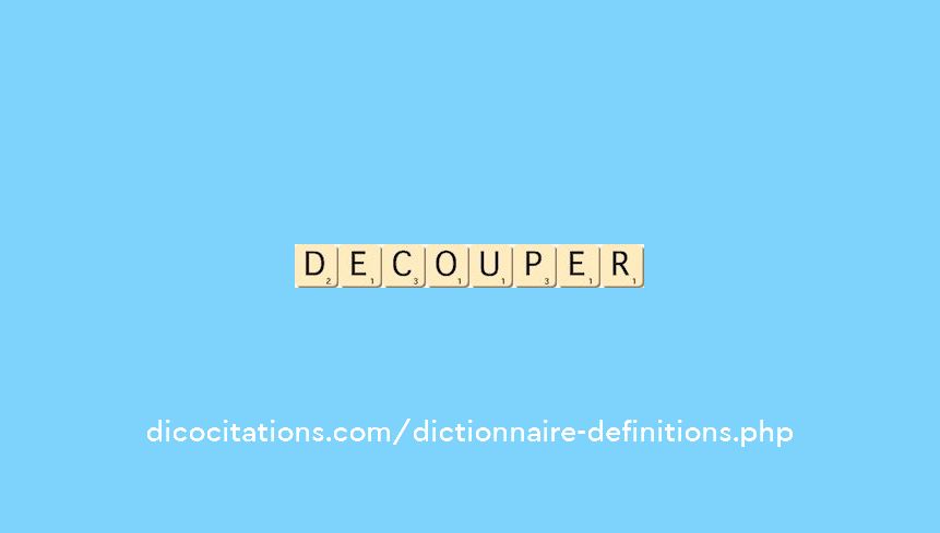 decouper decouper