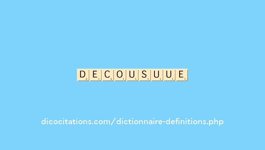 decousu--ue