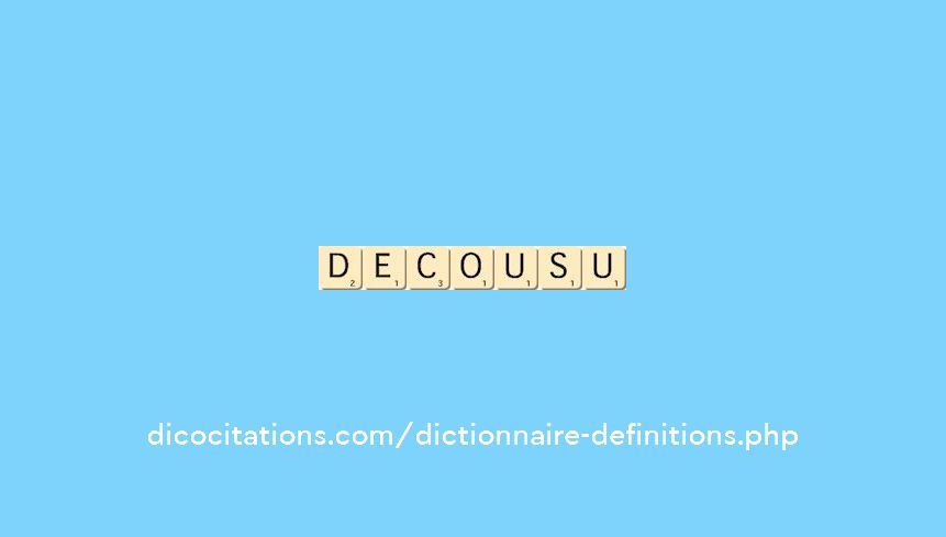 decousu decousu
