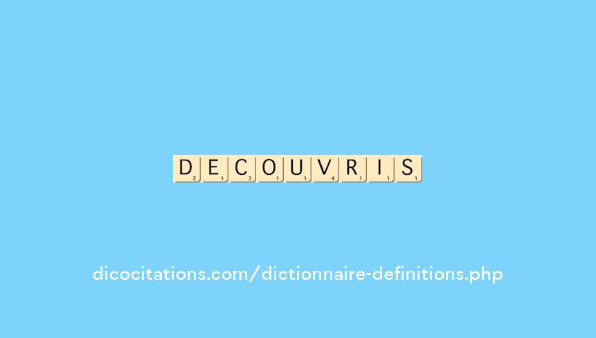 decouvris decouvris