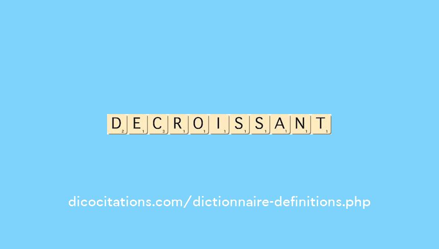 decroissant