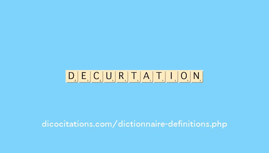 decurtation