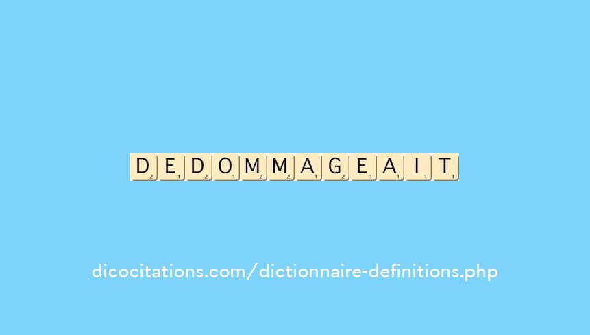 dedommageait dedommageait
