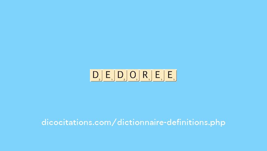 dedoree dedoree