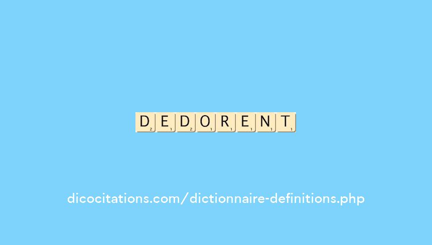 dedorent dedorent