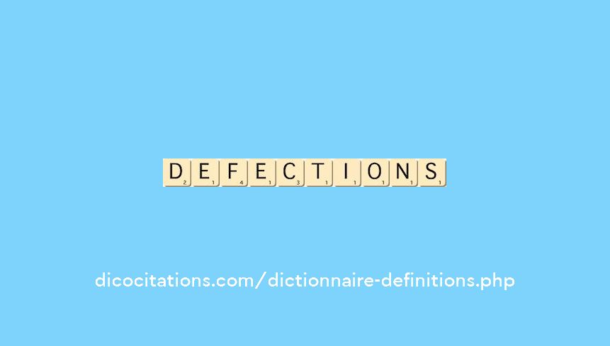 defections defections