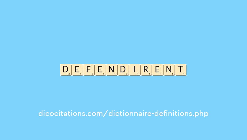 defendirent defendirent