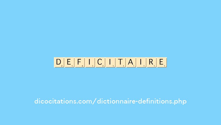 deficitaire