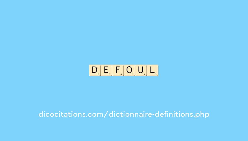 defoul