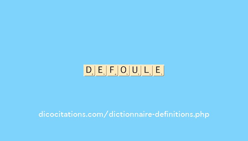 defoule defoule