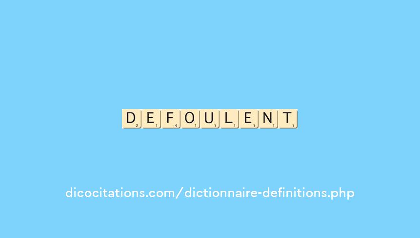 defoulent defoulent