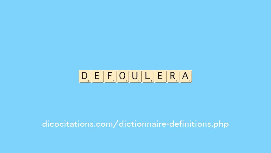 defoulera
