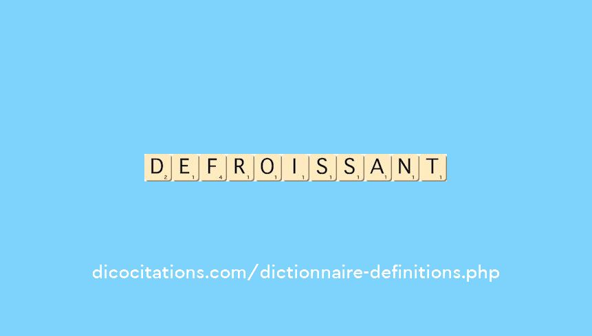 defroissant