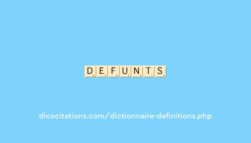 defunts