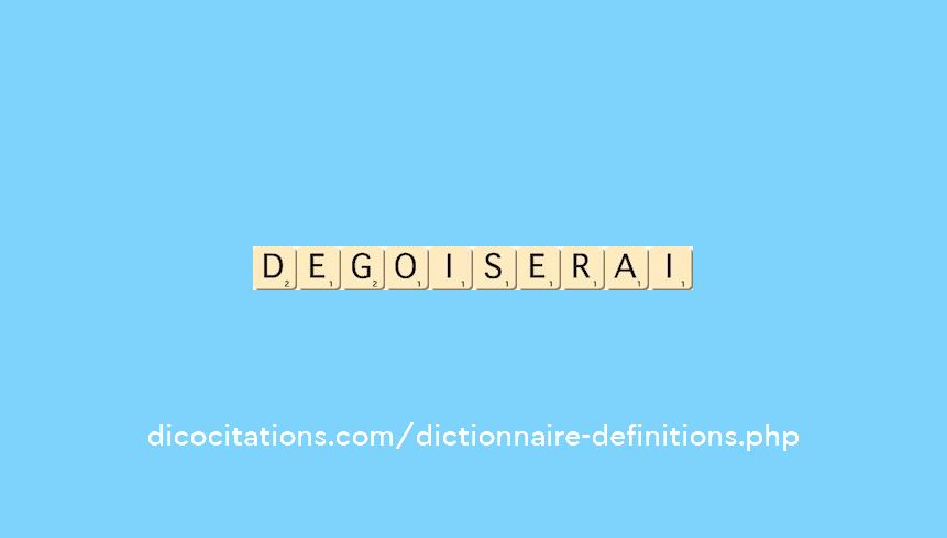 degoiserai degoiserai