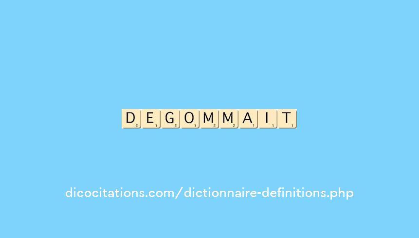 degommait degommait