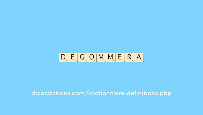 degommera degommera