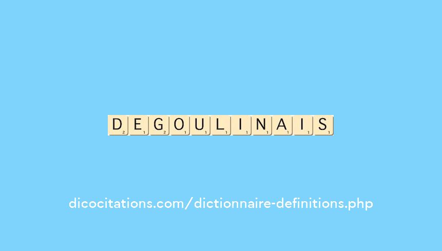 degoulinais degoulinais