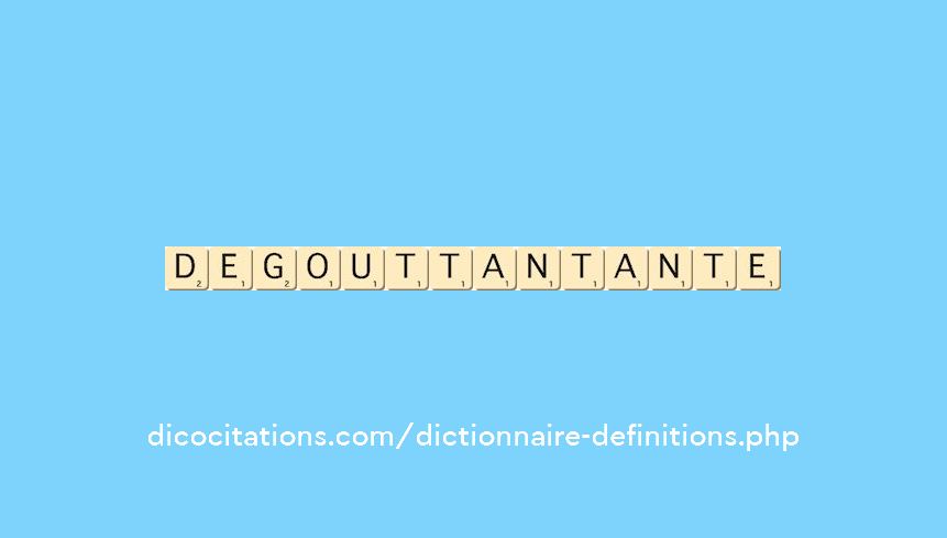 degouttant--ante
