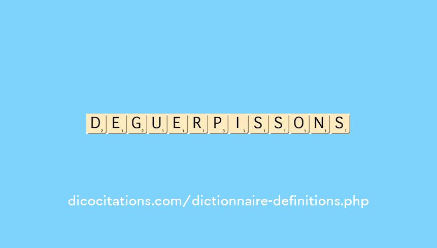 deguerpissons deguerpissons