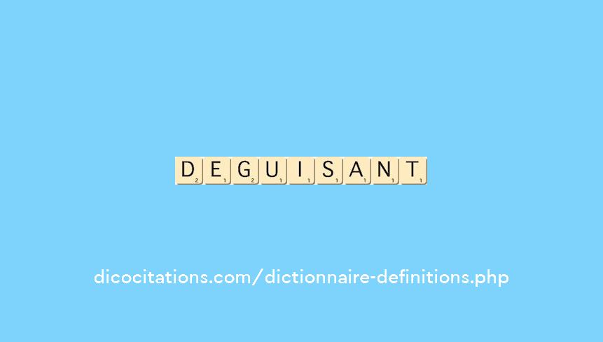 deguisant deguisant