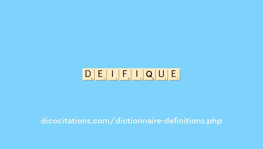 deifique
