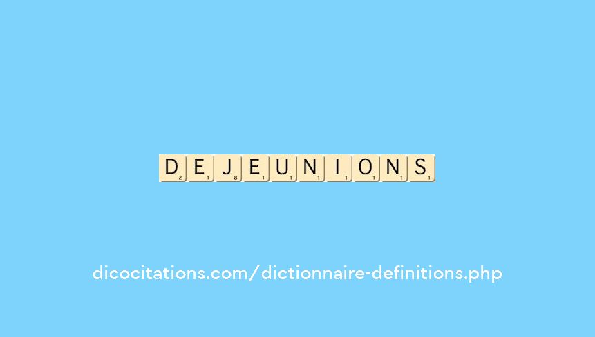 dejeunions dejeunions