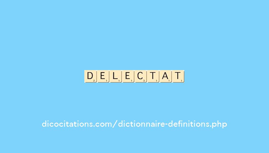 delectat delectat