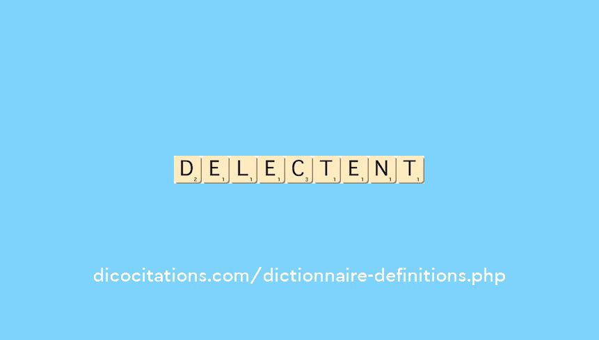 delectent delectent