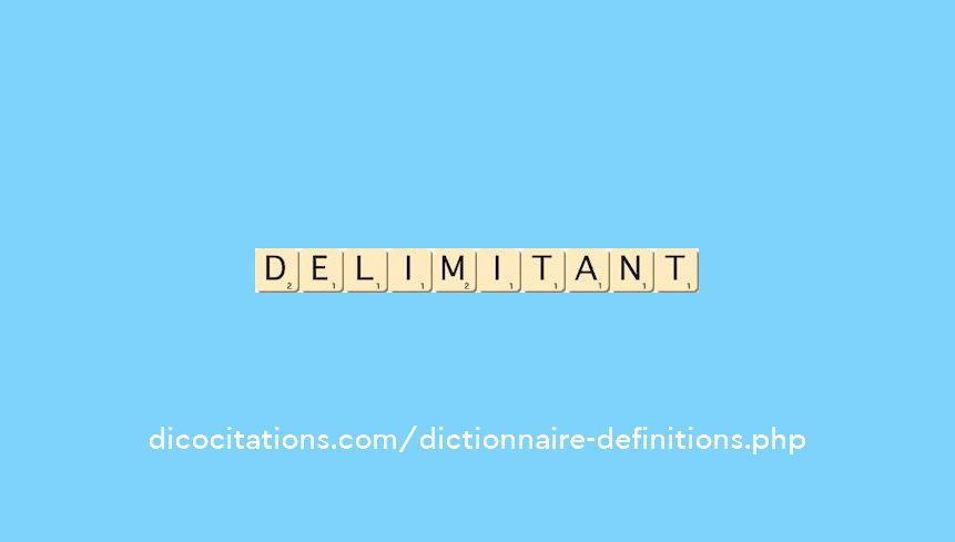 delimitant delimitant