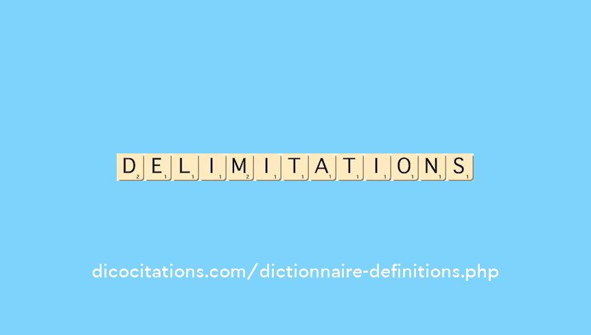 delimitations delimitations