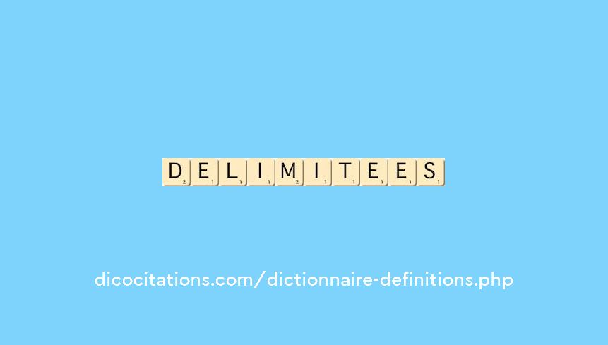 delimitees delimitees