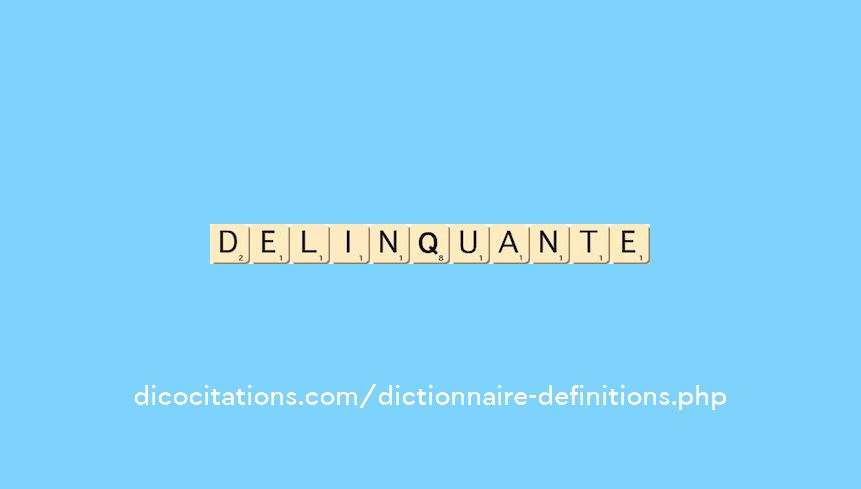 delinquante