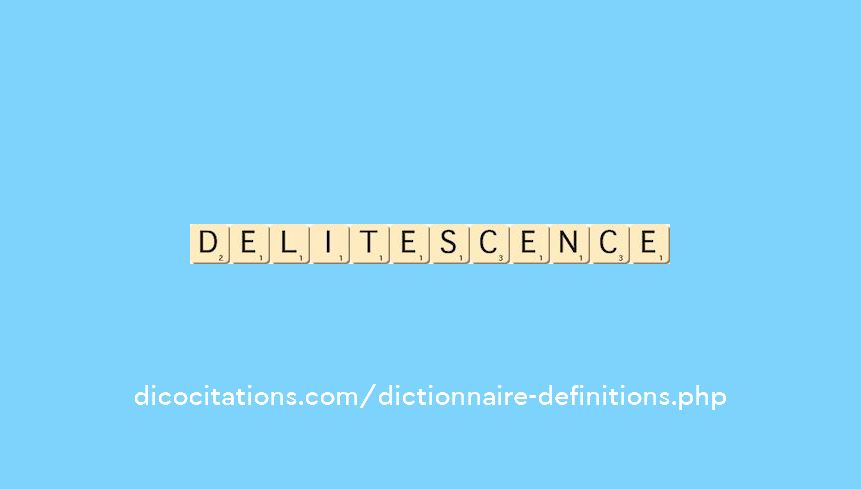 delitescence