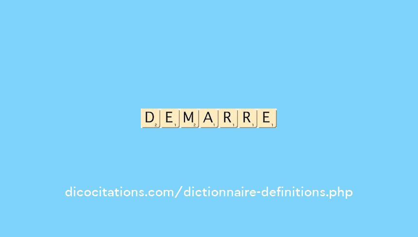 demarre demarre