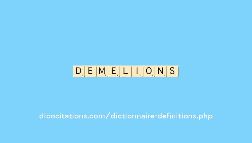 demelions demelions