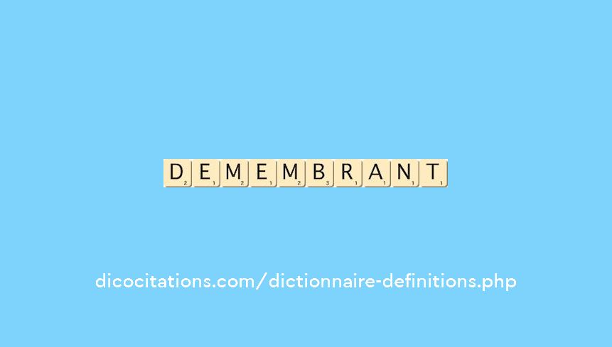 demembrant