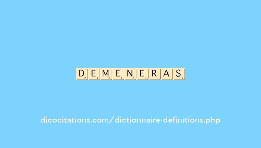 demeneras demeneras