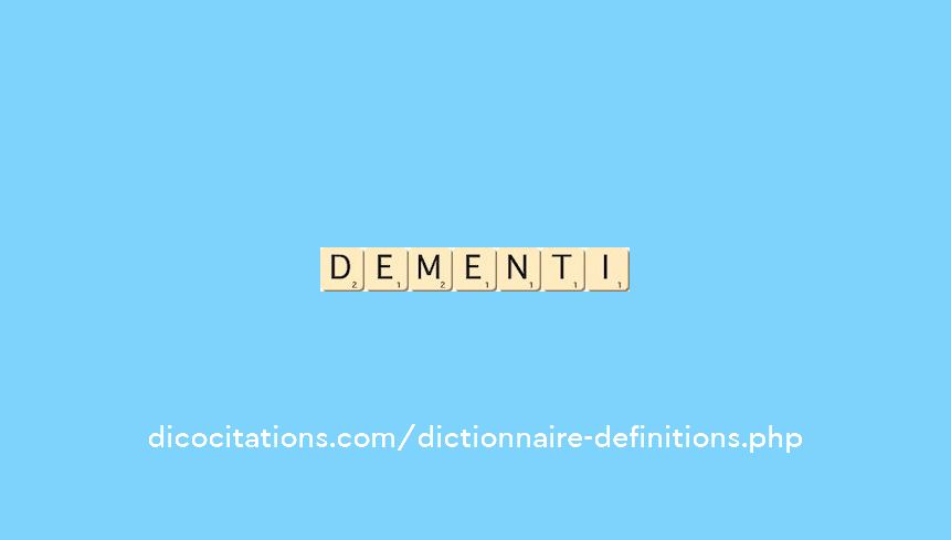 dementi