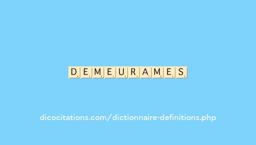 demeurames demeurames