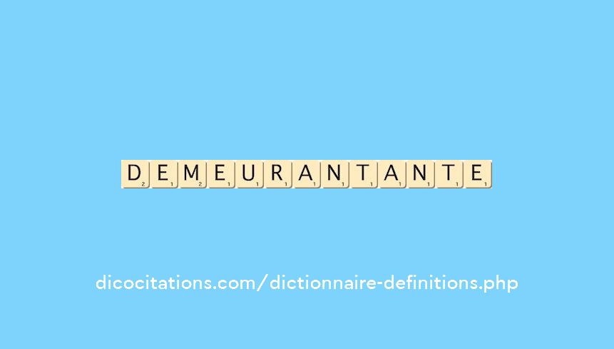 demeurant--ante