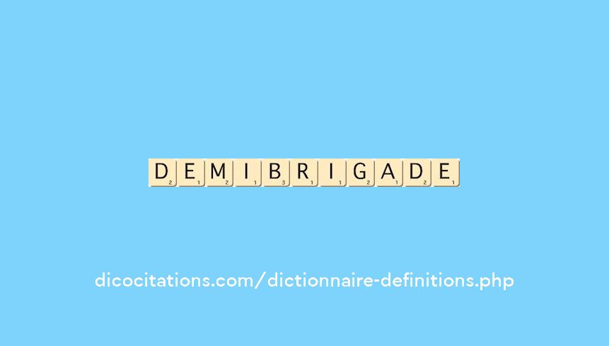 demi-brigade demi-brigade