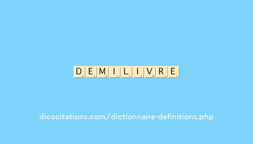 demi-livre
