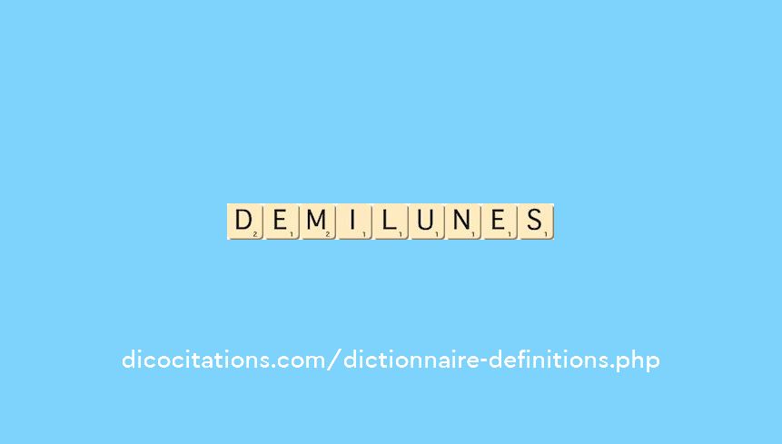 demi-lunes