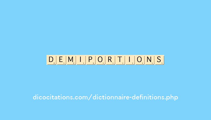 demi-portions