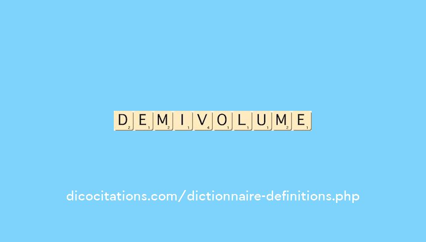 demi-volume