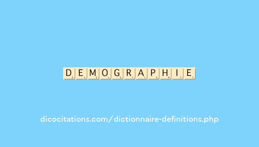 demographie demographie