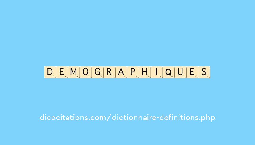 demographiques demographiques