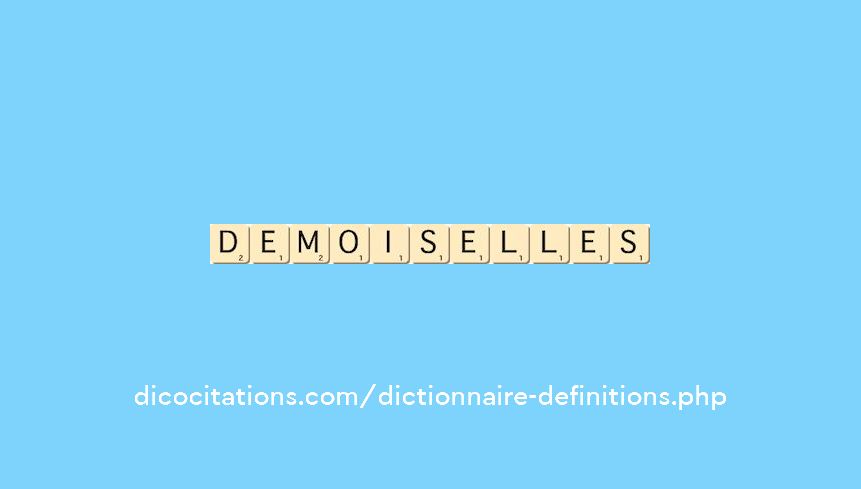 demoiselles demoiselles