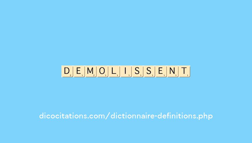 demolissent demolissent